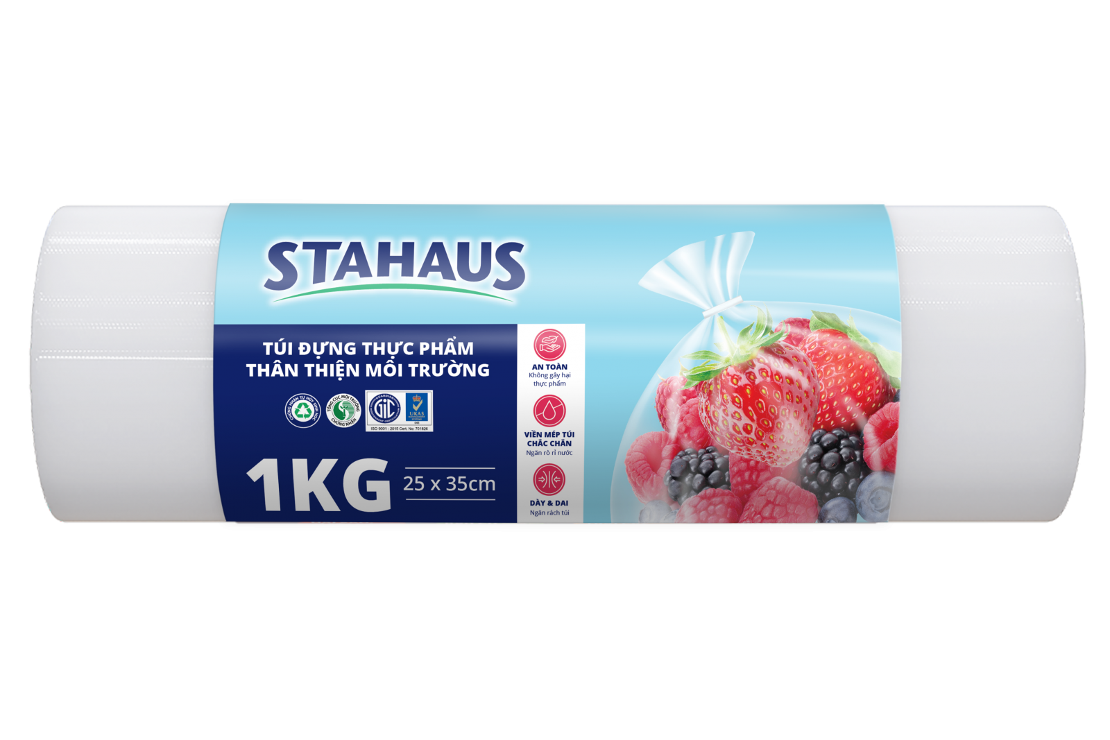 Túi đựng thực phẩm TTMT STAHAUS 25x35cm cuộn 1Kg